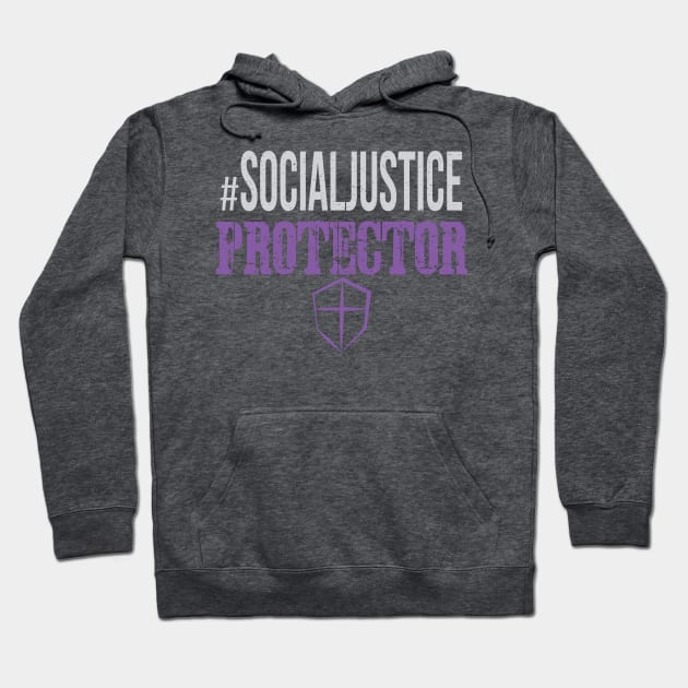 #SocialJustice Protector - Hashtag for the Resistance Hoodie by Ryphna